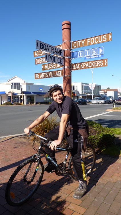 En bicicleta en Rotorua